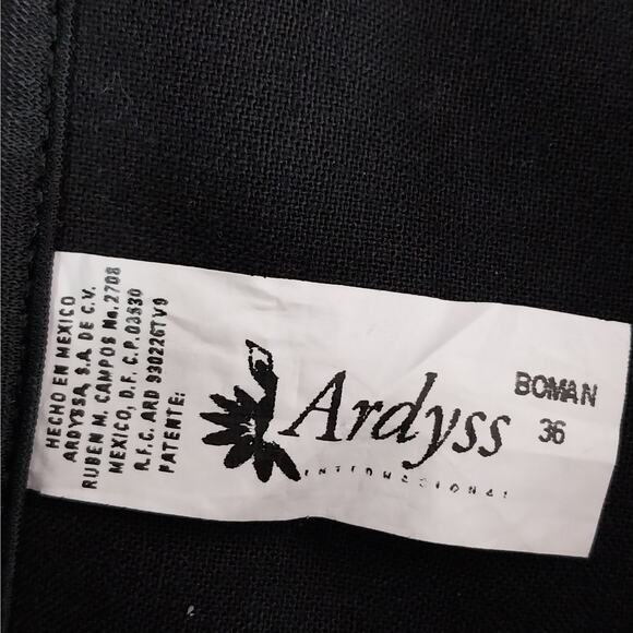 NWOT! ARDYSS! GORGEOUS BLACK ELASTIC PANEL & LACE FULL LENGTH CORSET! SZ 36 - Picture 8 of 10
